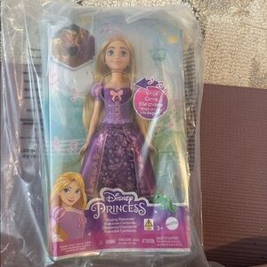 Disney Princess Rapunzel Doll in Purple Dress